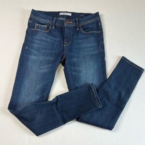 Fidelity Denim Mila Regular Rise Ankle Skinny Jeans in Aurora Blue